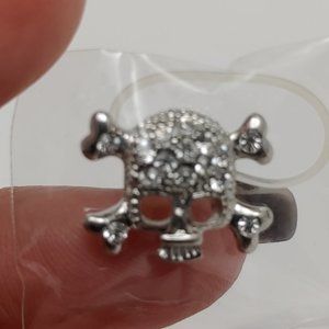 Skull toe ring
